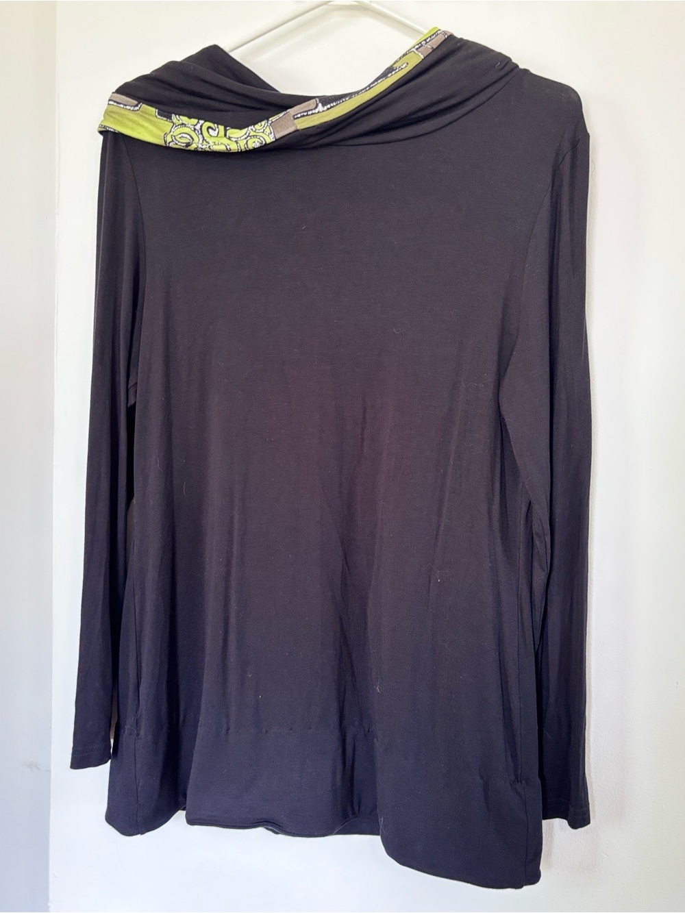 Joseph Ribkoff Artistic Cowl Neck Top Size 10 - Picture 6 of 6